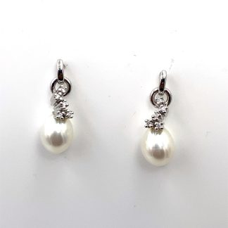 Miluna PER1127 White Gold Earrings