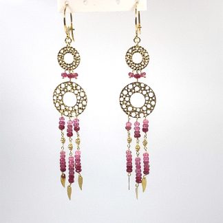 Sun Day Rubies earrings