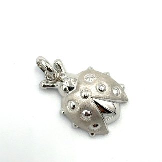 Pendente Coccinella Oro Bianco