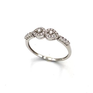 Anello Infinito Oro Bianco