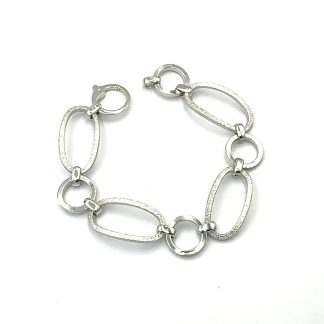 Bracciale Oro Bianco Semirigido