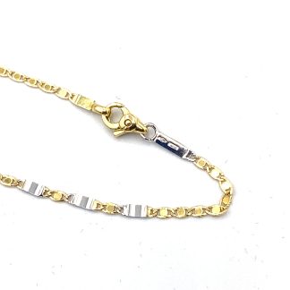 Two-tone gold bracelet