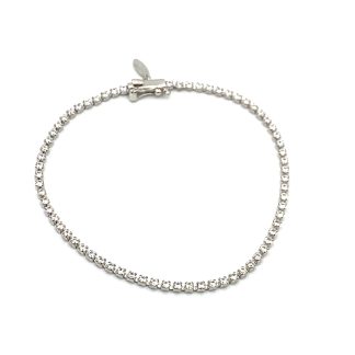 White Gold Tennis Bracelet