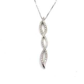 Miluna Necklace with White Gold Pendant CLD2710