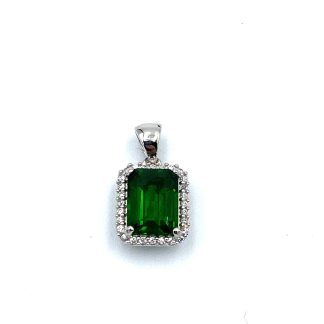 Green Tourmaline Pendant