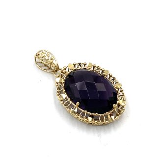 Pendente Ovale Ametista