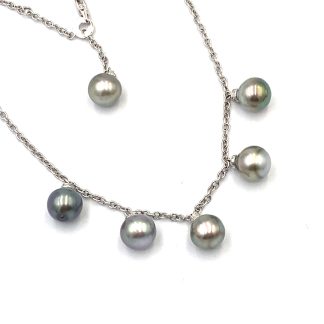 Salvini Mambo Pearl and Diamond Necklace