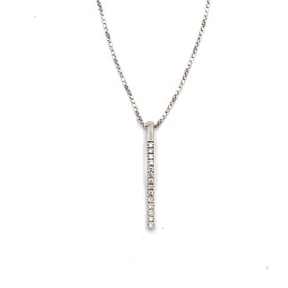 Nimei White Gold Necklace CLD761