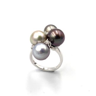 Salvini Gray Pearl Ring