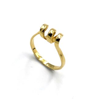 Anello Swirl Oro Giallo
