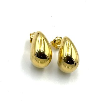 Orecchini  Bombati Argento Dorato Piccoli