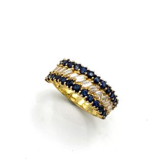 Blue Sapphire Band Ring