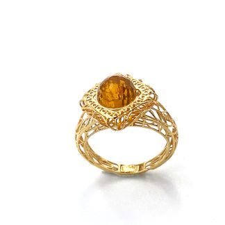 Anello Rombo Filigranato