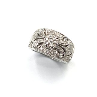 Maison Siciliano Ring White Gold Band