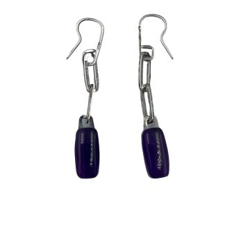 Rebecca Hollywood Amethyst Earrings