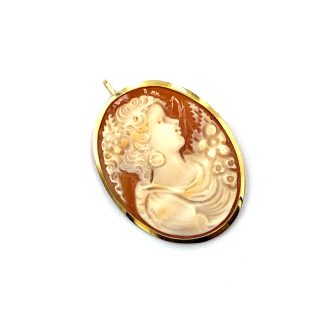 Pendente Cameo Conchiglia Sardonica