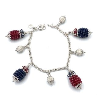 Sun Day Sapphire and Ruby Bracelet