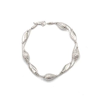 Novello White Gold Bracelet