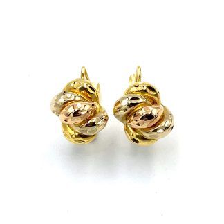 Orecchini Nodo Tre colori