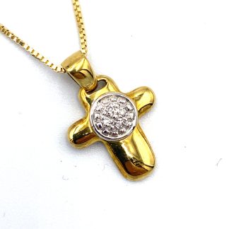 Collana Pendente Croce Miluna