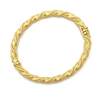 Unoaerre Rigid Bracelet in Yellow Gold