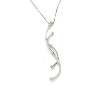 Miluna Necklace with White Gold Pendant