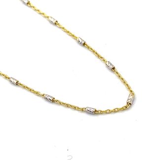 Two-tone gold necklace