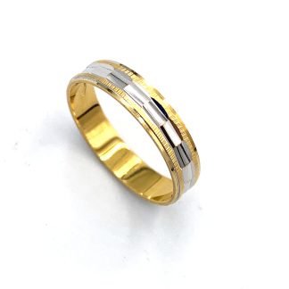 Fedina Bicolore Sfaccettata