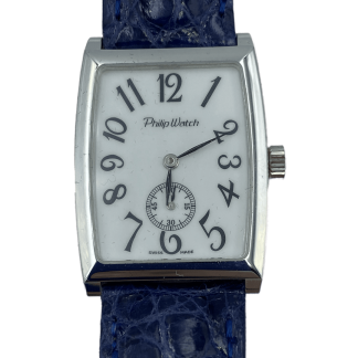 Philip Watch Gold Rectangular Clock