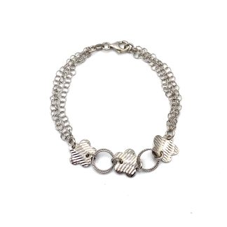 Bracciale Argento Fiori