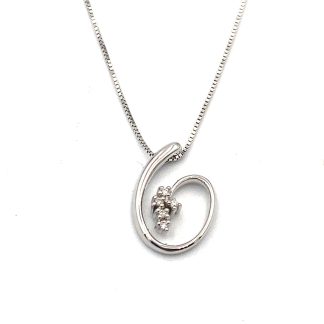 Miluna White Gold Necklace CLD1592