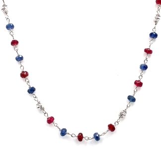 Rubies and Sapphires necklace