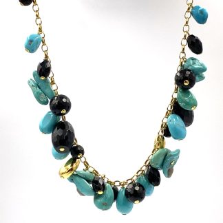 Rajola Sassi Turquoise Necklace