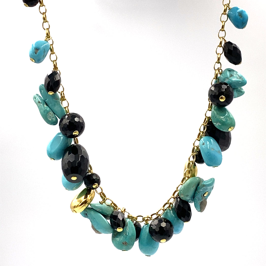 Rajola Sassi Turquoise Necklace