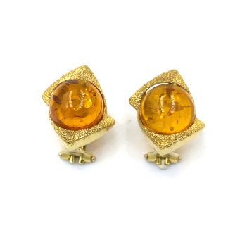 Orecchini Ambra Satinati