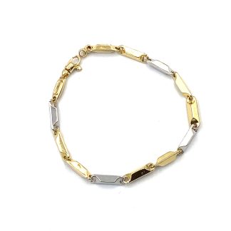 Bracciale Scatolato Bicolore