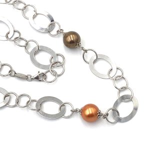 Collana Argento Catena