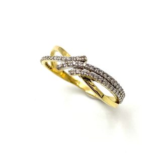 Two-tone gold ring