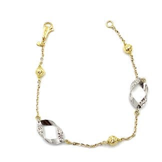 Bicolor Gold Bracelet