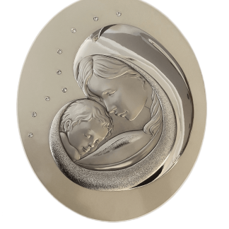 Icon painting Madonna with Child Acca