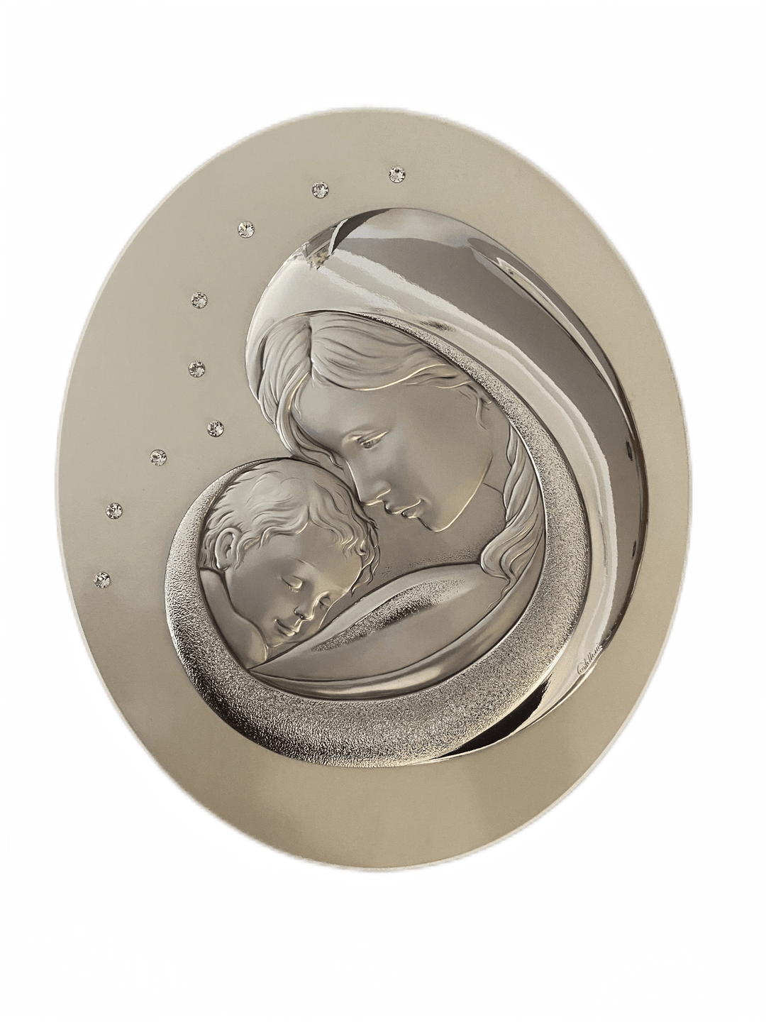 Icon painting Madonna with Child Acca