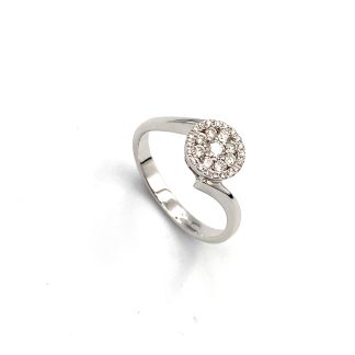 Clesi Ring in White Gold and Diamonds