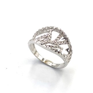 Anello Fantasia Oro Bianco