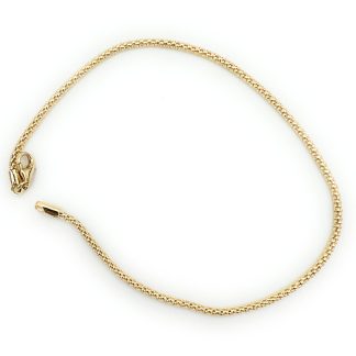Pop Corn Mesh Gold Bracelet