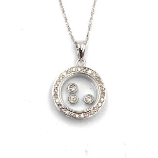 Unoaerre Necklace with Diamond Pendant