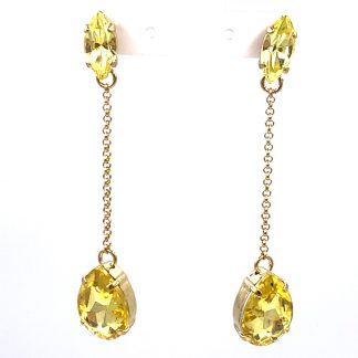 Paviè Topaz earrings