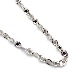 Collana Groumette Oro Bianco