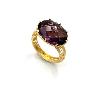 Ring with Amethyst