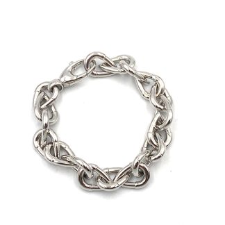 White Gold Drop Bracelet
