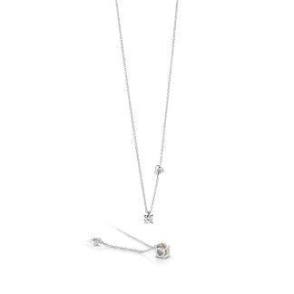 Salvini Light Point Necklace White Gold